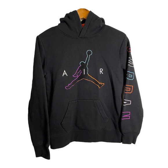 Air Jordan Other - Air Jordan black basketball hoodie sweatshirt size large